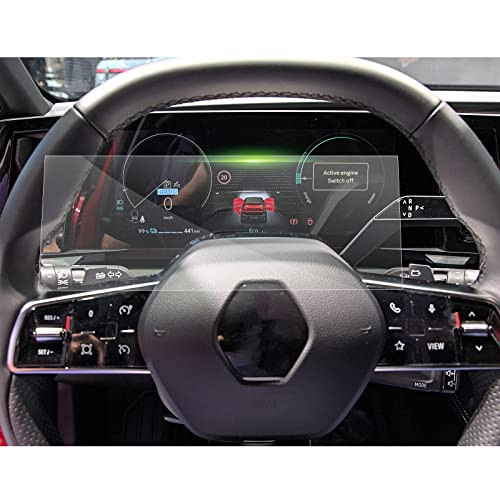 [2 Stück] SXCY Displayschutzfolie für Renault Megane E-Tech 2022 2023, 12,3 Zoll Dashboard Screen Di